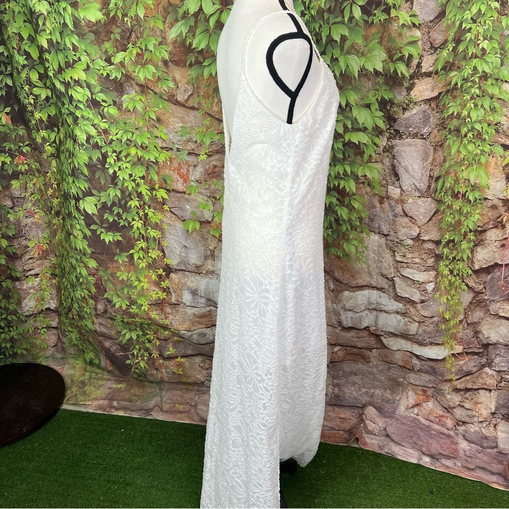 NIKKI REED FOR REVOLVE Ivory Indie Bride Cottagecore Lace Slip Dress, S - Picture 11 of 13
